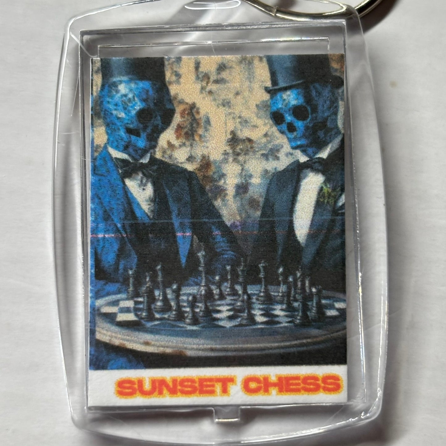 Blue Luxury - Chess  Photo Keychain