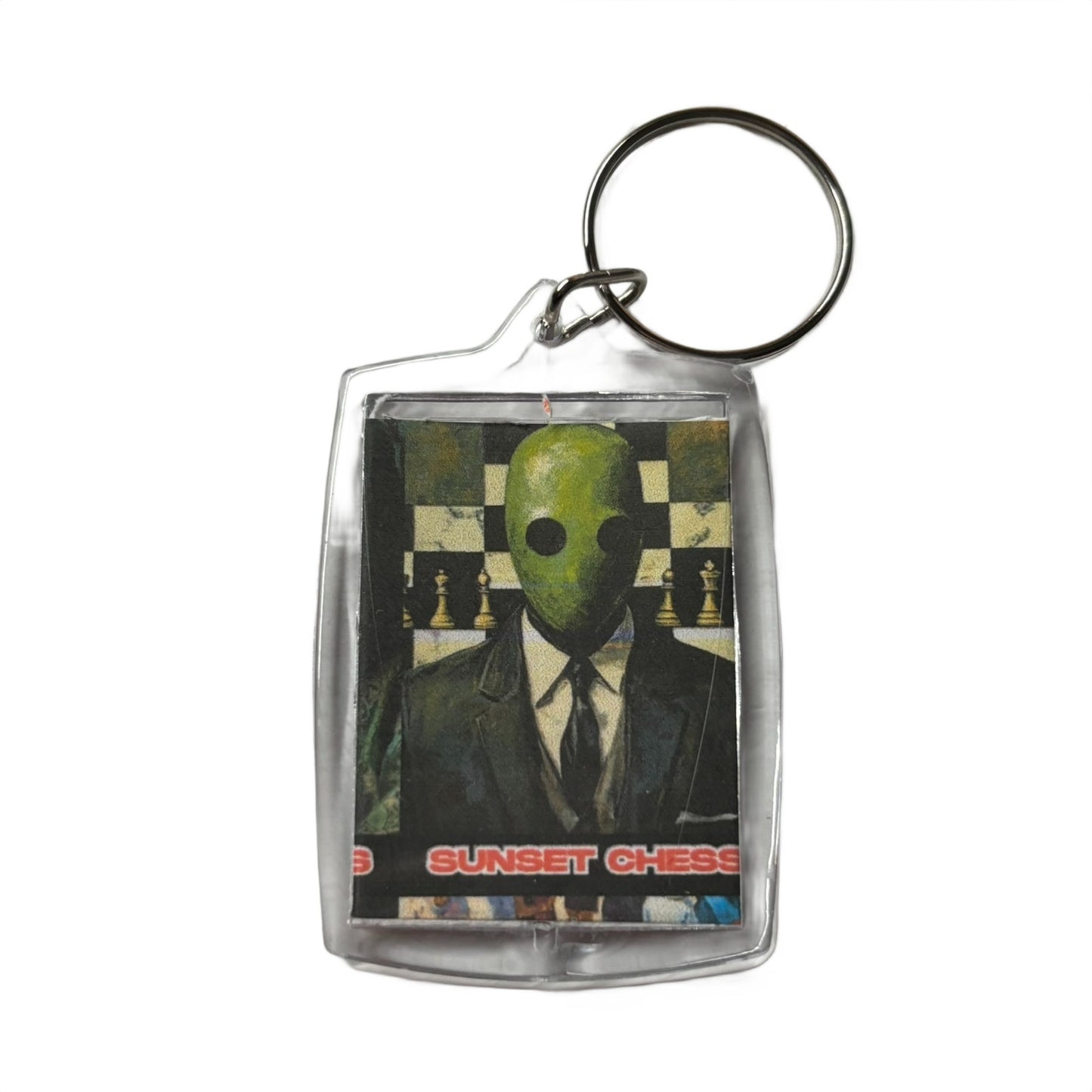 Pair Head - Chess  Photo Keychain