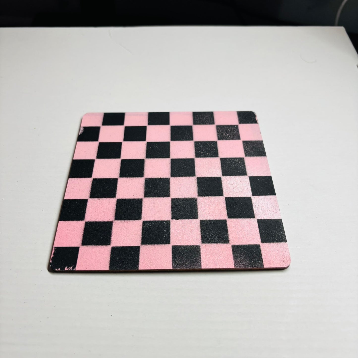 Sky Pink Black - Mini Chess Set