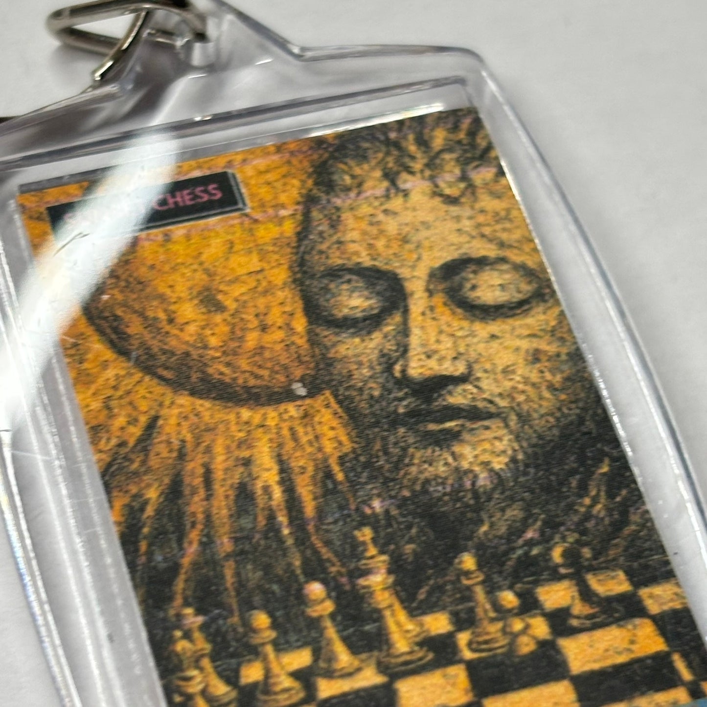 Sun Bath - Chess  Photo Keychain