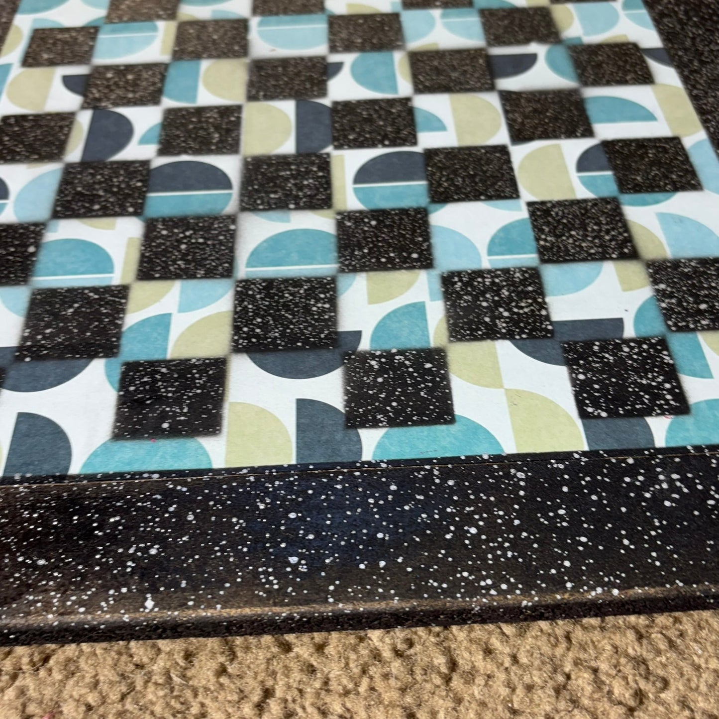 Vintage Blue - Large Deluxe Chess Set
