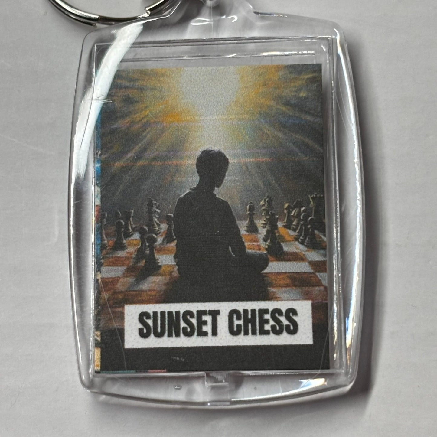 Sunshine - Chess  Photo Keychain