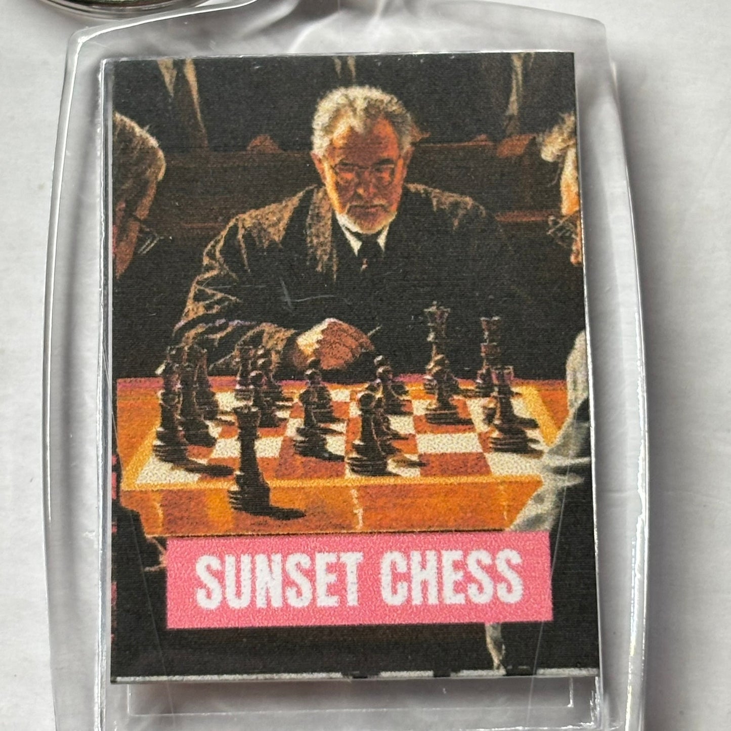 The Judge - Chess  Photo Keychain