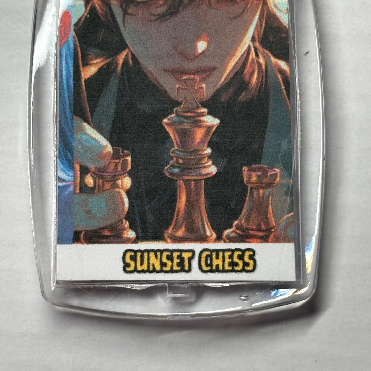 Anime Man - Chess  Photo Keychain