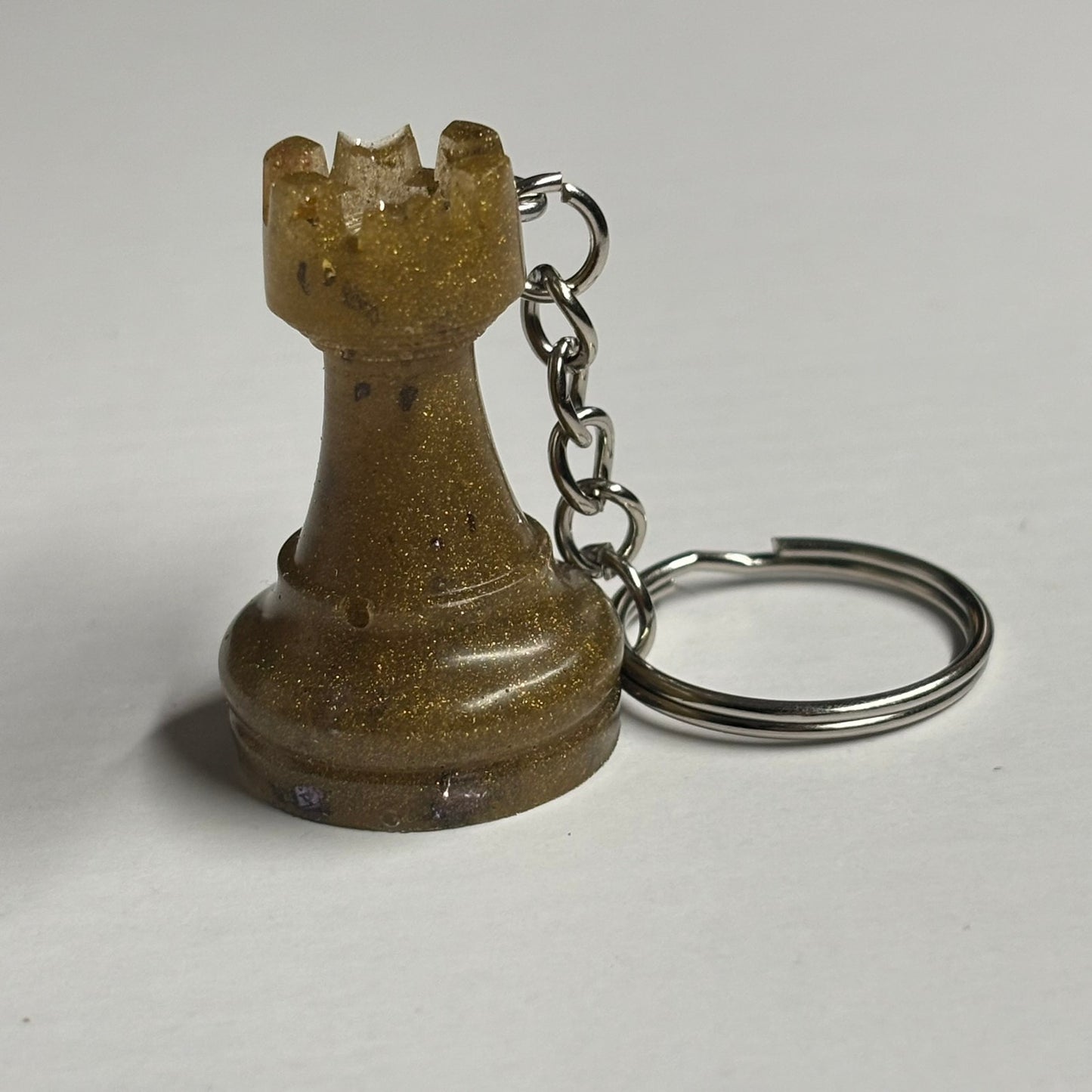 Dirty Green Rook - Handmade Resin Keychain