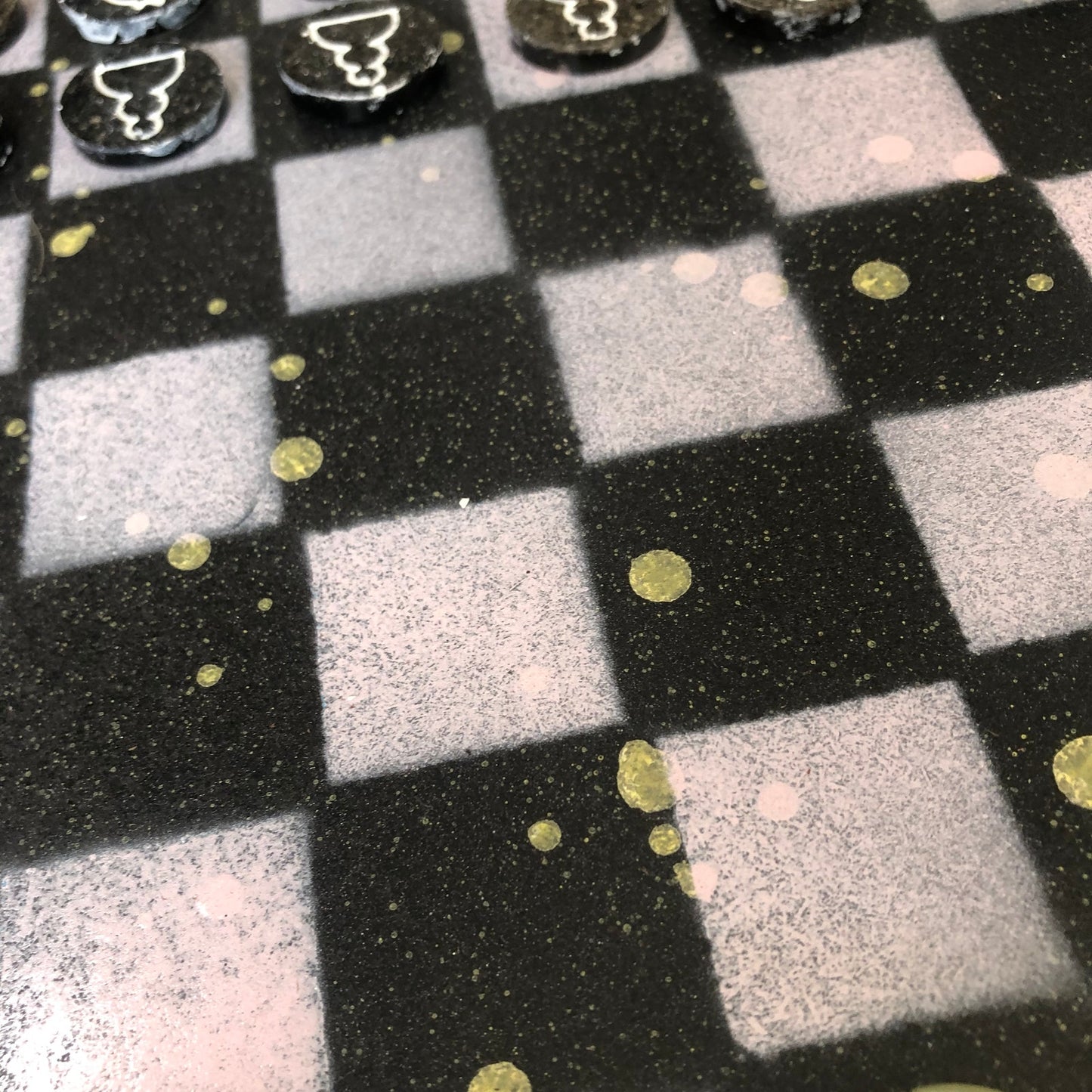 Stealthy Green - Painted Chess Set