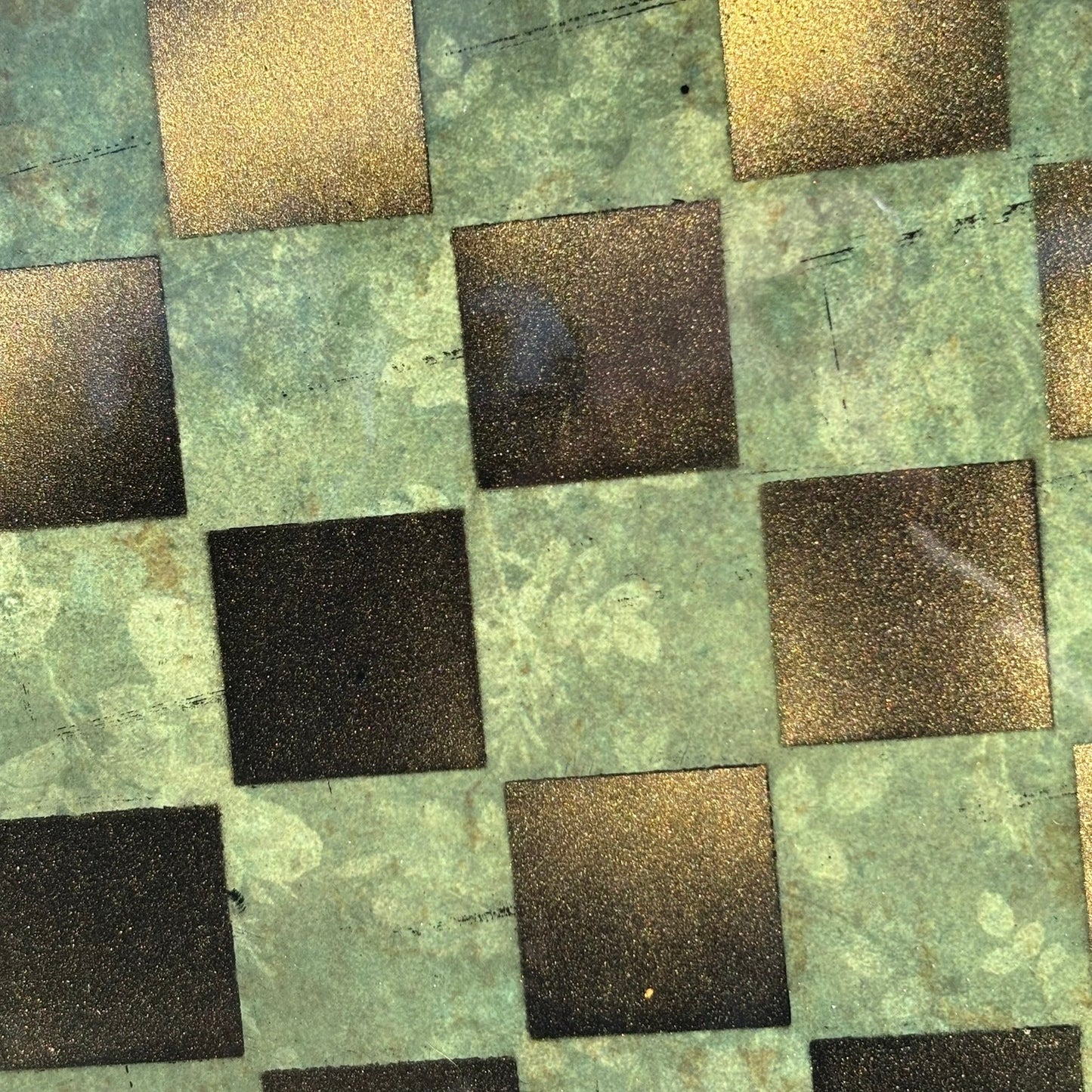 Premium Green - Resin Coated Chess Board