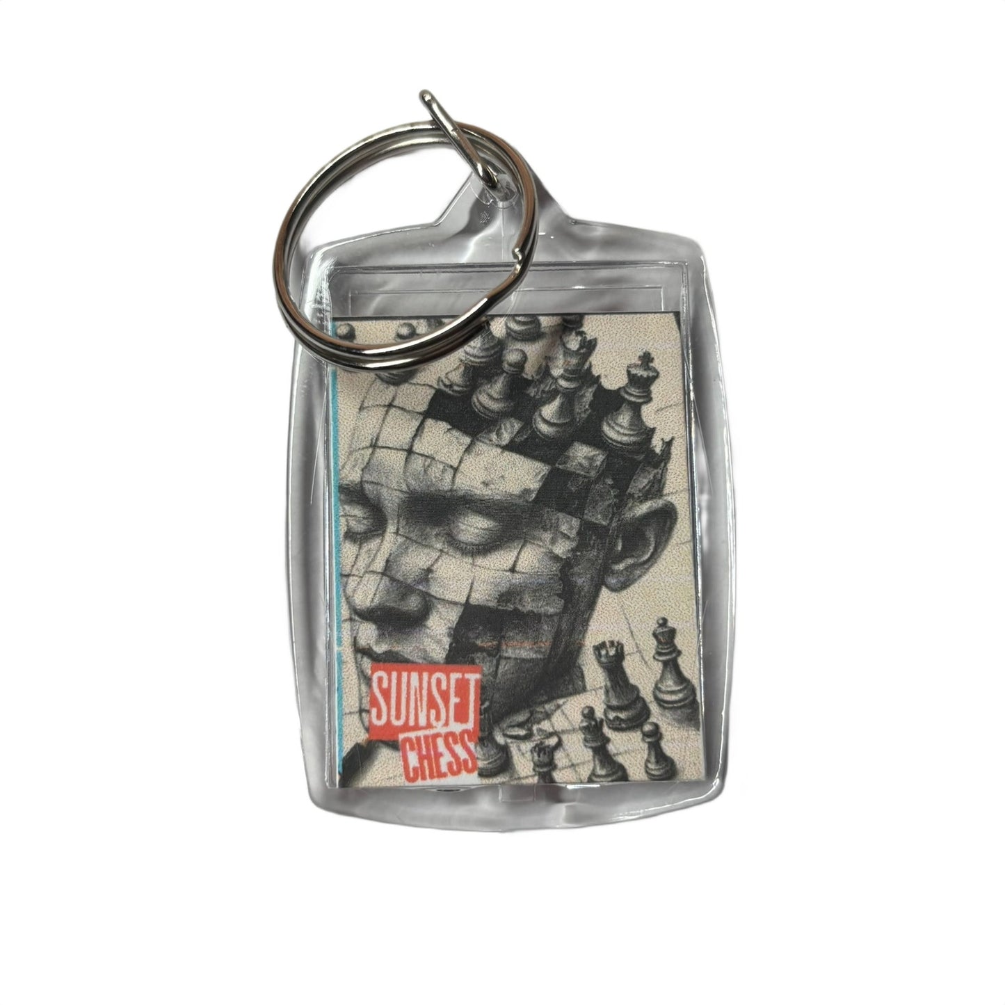 Pressed Head - Chess  Photo Keychain