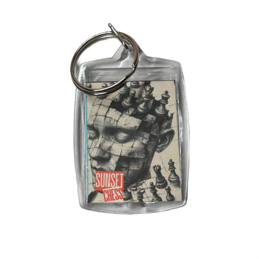 Pressed Head - Chess  Photo Keychain