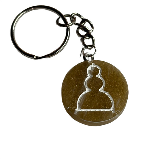 Banana Pawn - Handmade Resin Keychain - Flat Edition