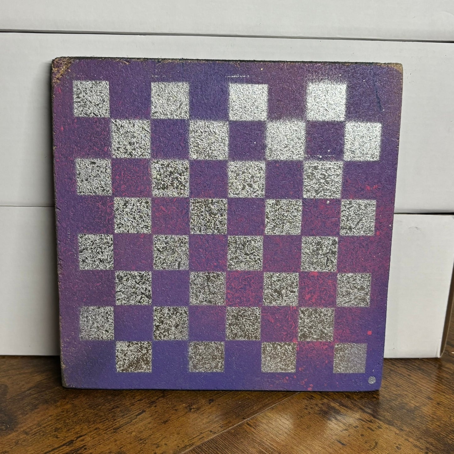 Purple Chrome - Painted Double Sided Chess Board