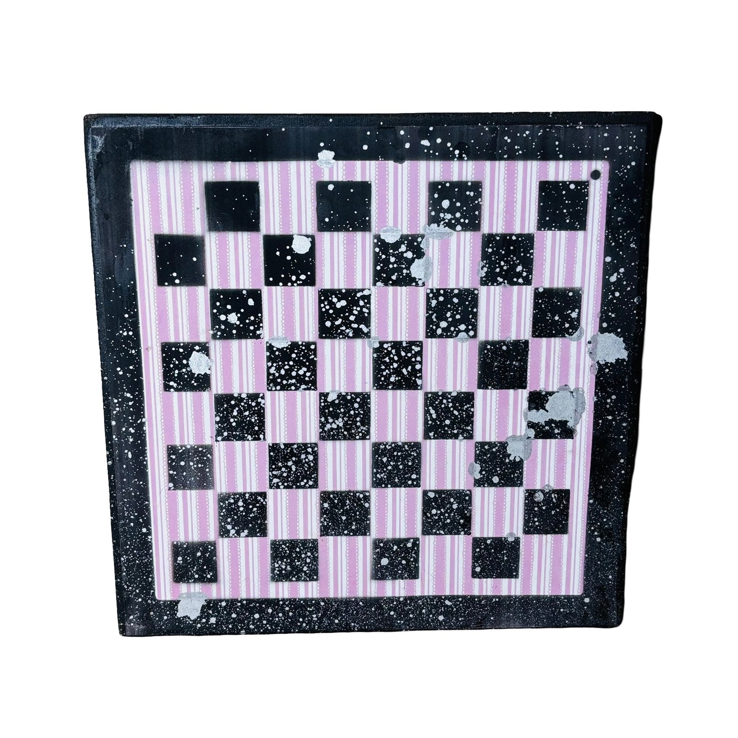 Simple Pink - Scrapbook Chess Board