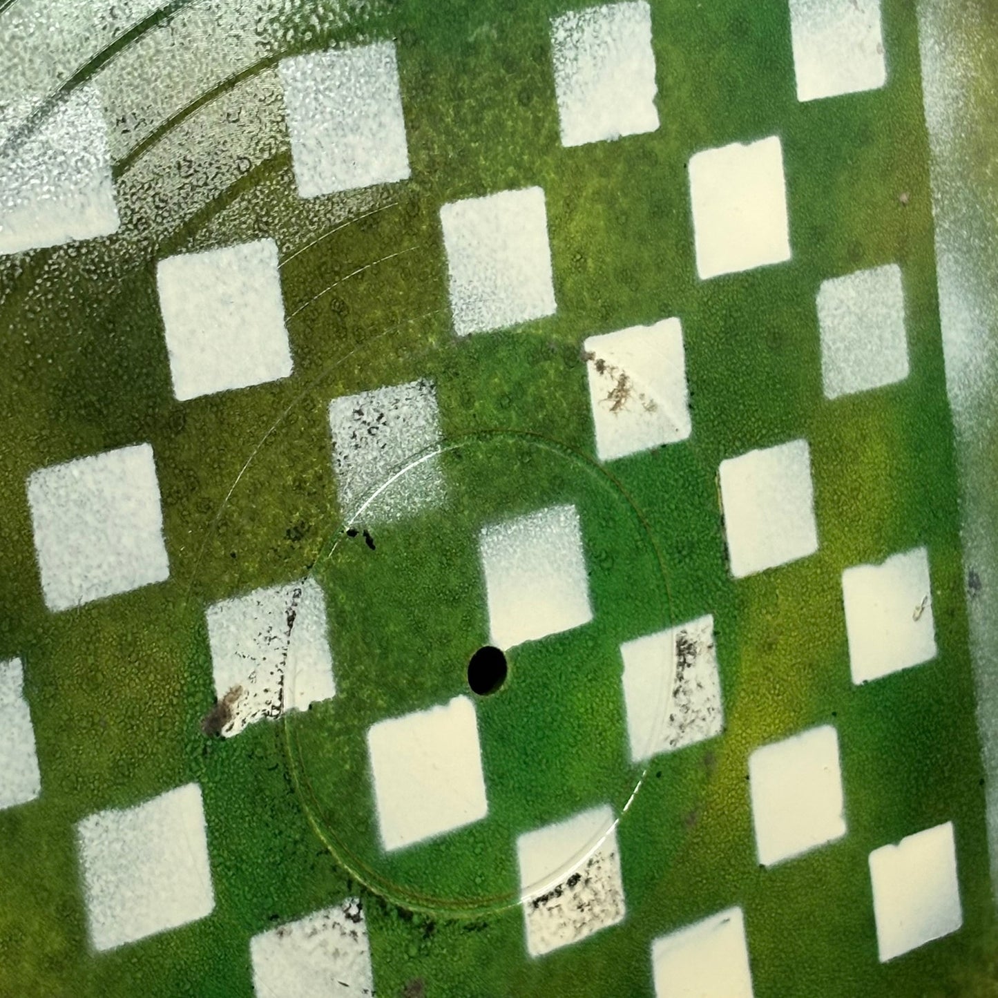 Lemon Green - Vinyl Chess Board