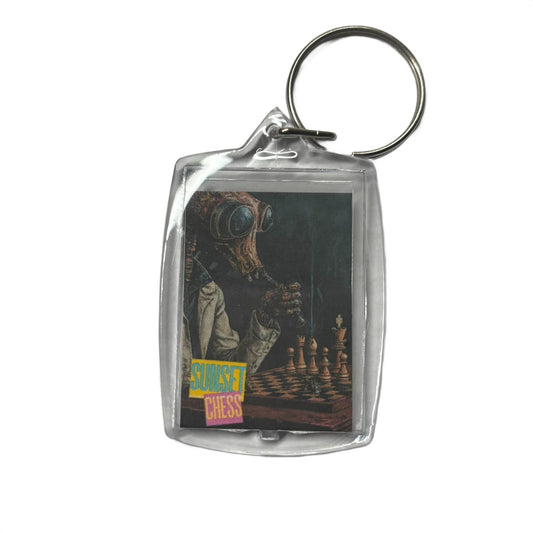 Ugly Alien - Chess  Photo Keychain