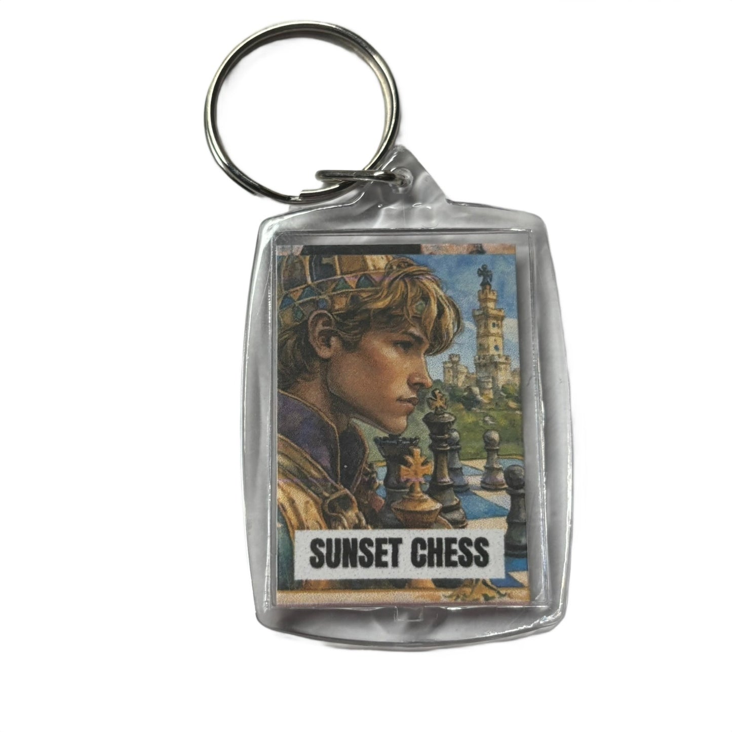 Adventurous Spirit - Chess  Photo Keychain