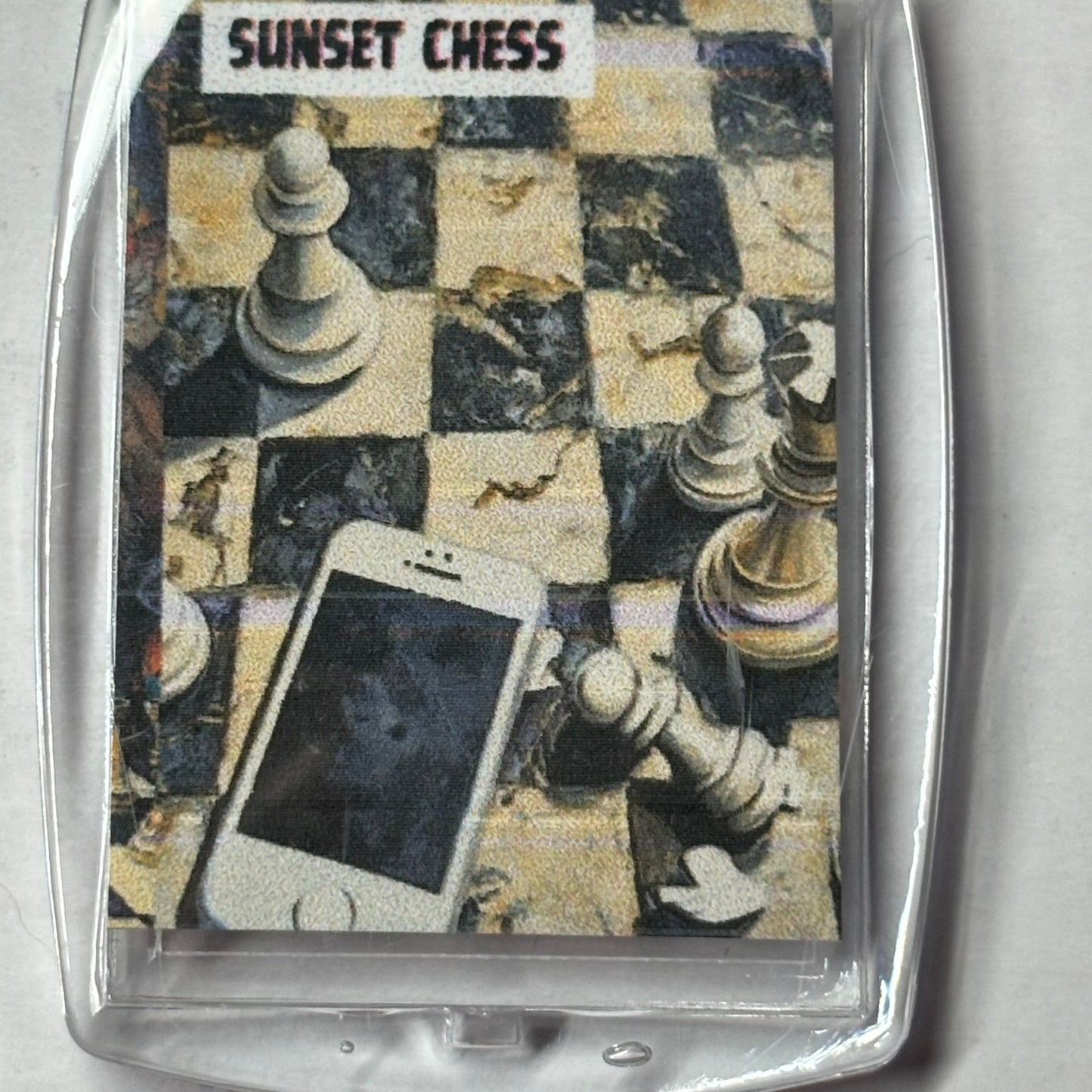 Phone & Chess - Chess  Photo Keychain