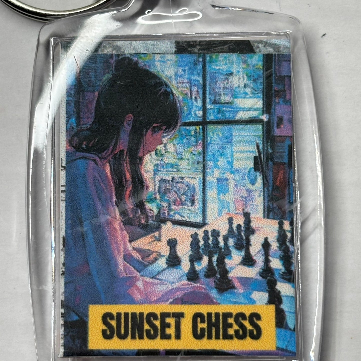 A Good Day - Chess  Photo Keychain