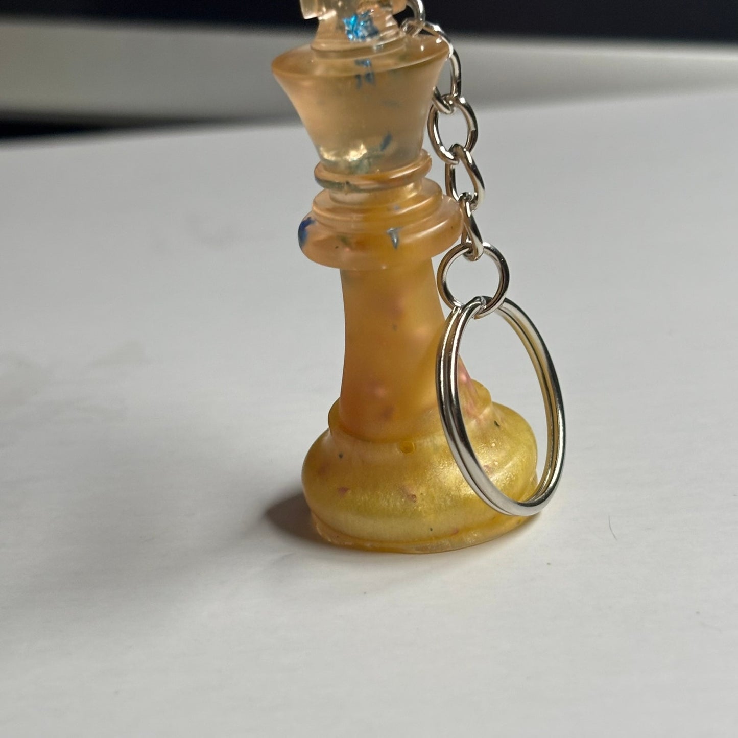 Yellow Royal King - Handmade Resin Keychain