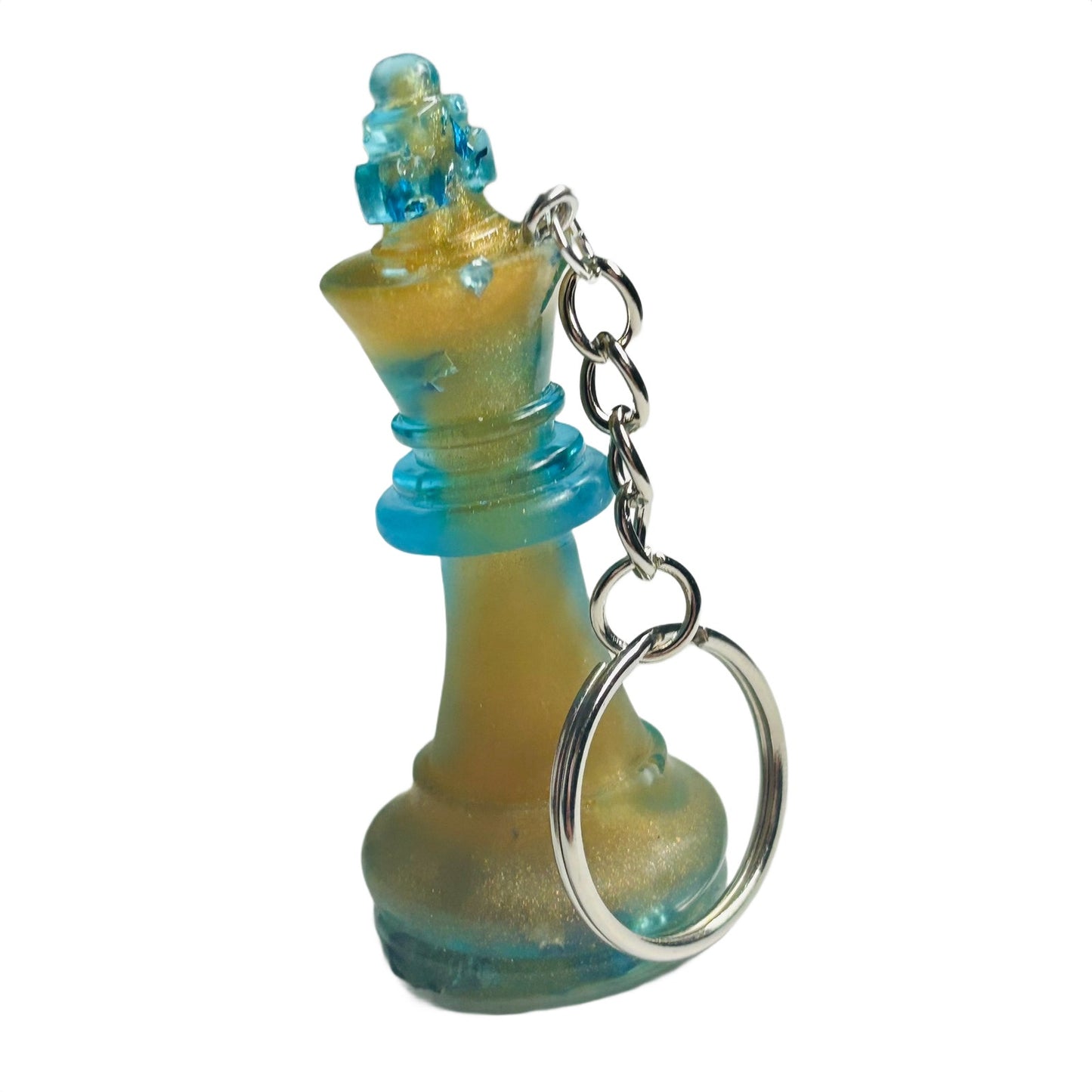 Ocean Beach King - Handmade Resin Keychain