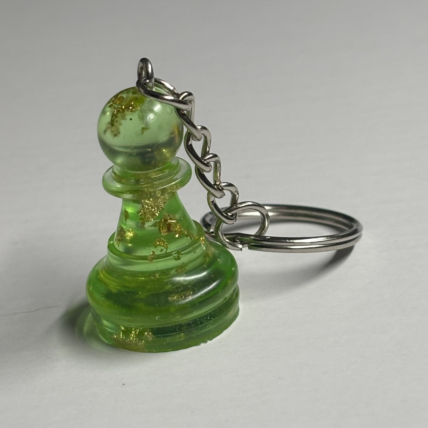 Green Pawn - Handmade Resin Keychain
