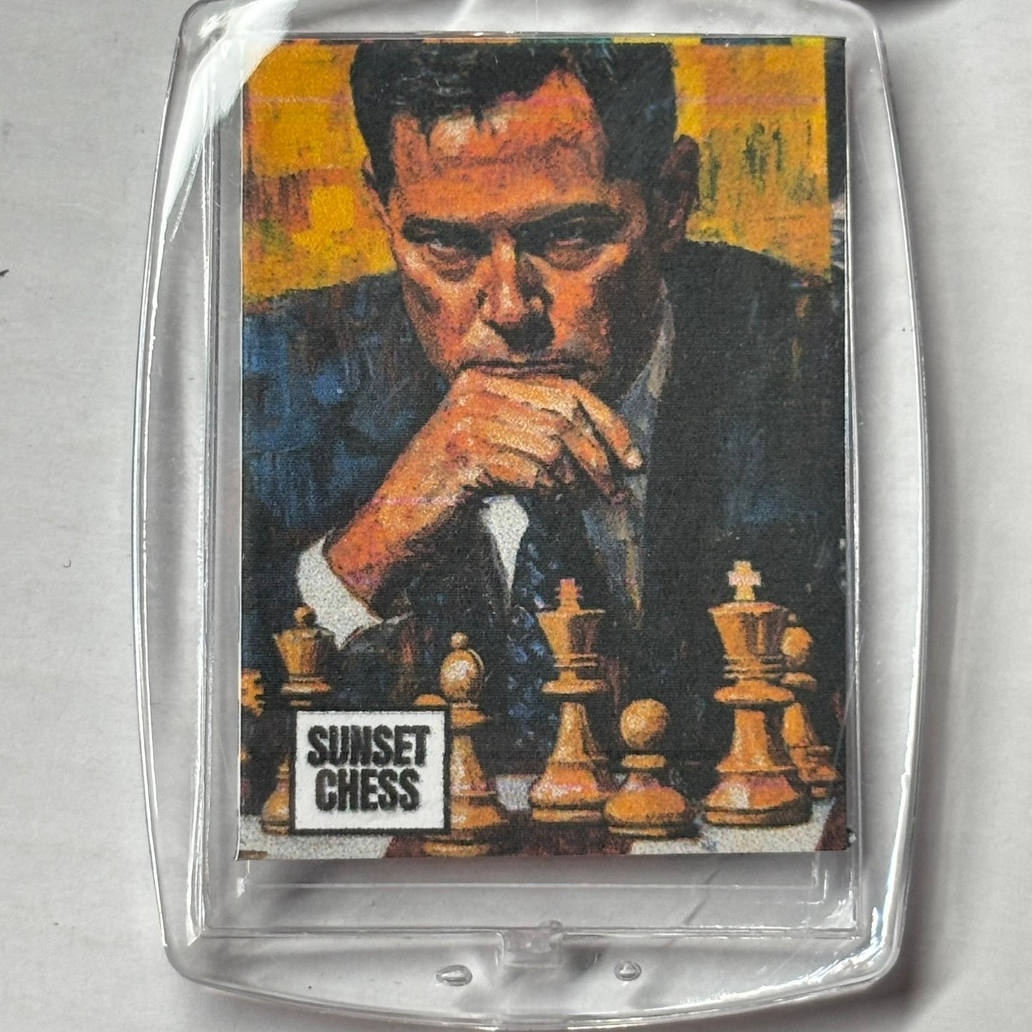 Boss Man - Chess  Photo Keychain