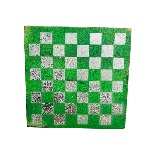 Green Chrome - Painted Double Sided Chess Board