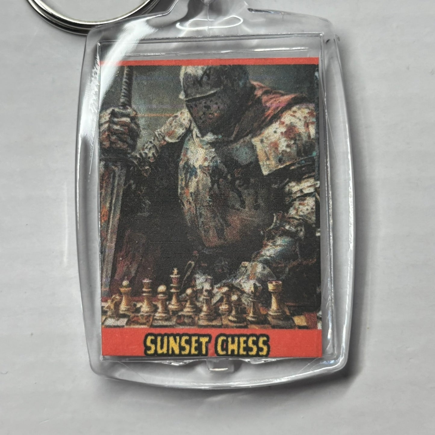 Strong Knight - Chess  Photo Keychain