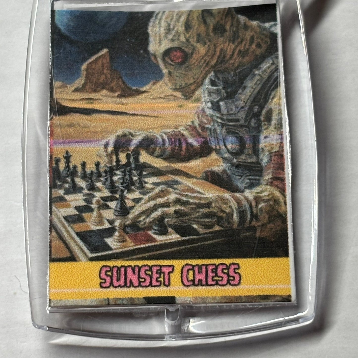 Mars Creature - Chess  Photo Keychain