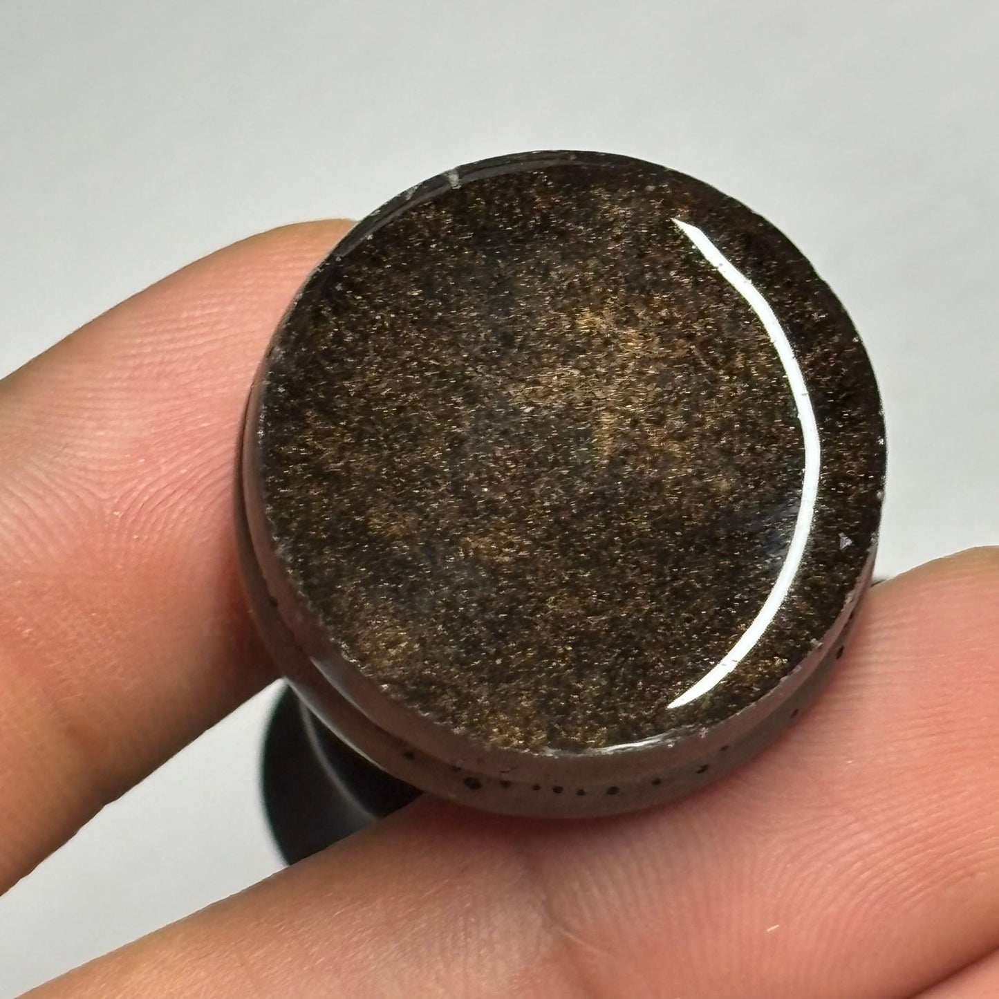 Solid Brown King - Handmade Resin Keychain