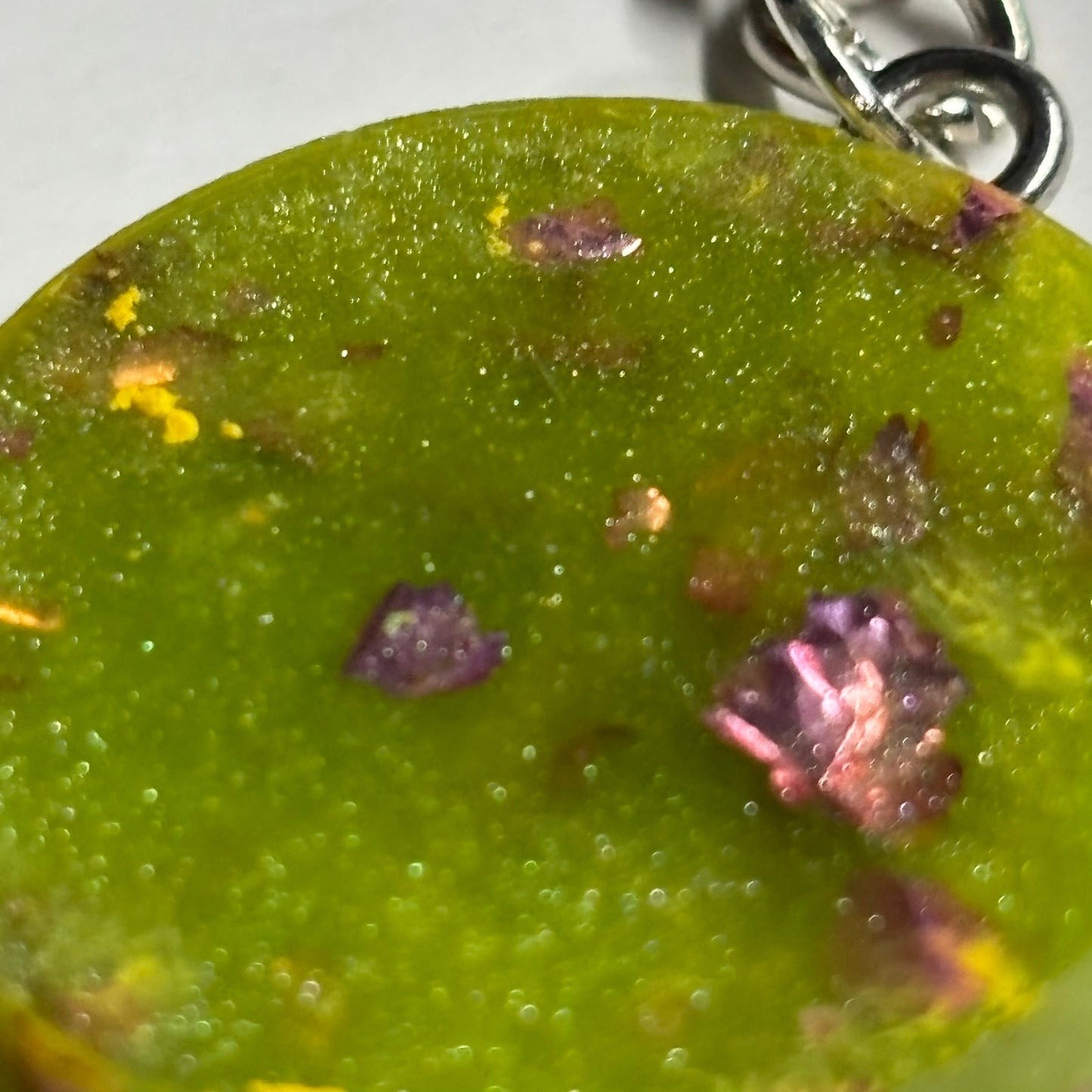 Royal Green King - Handmade Resin Keychain