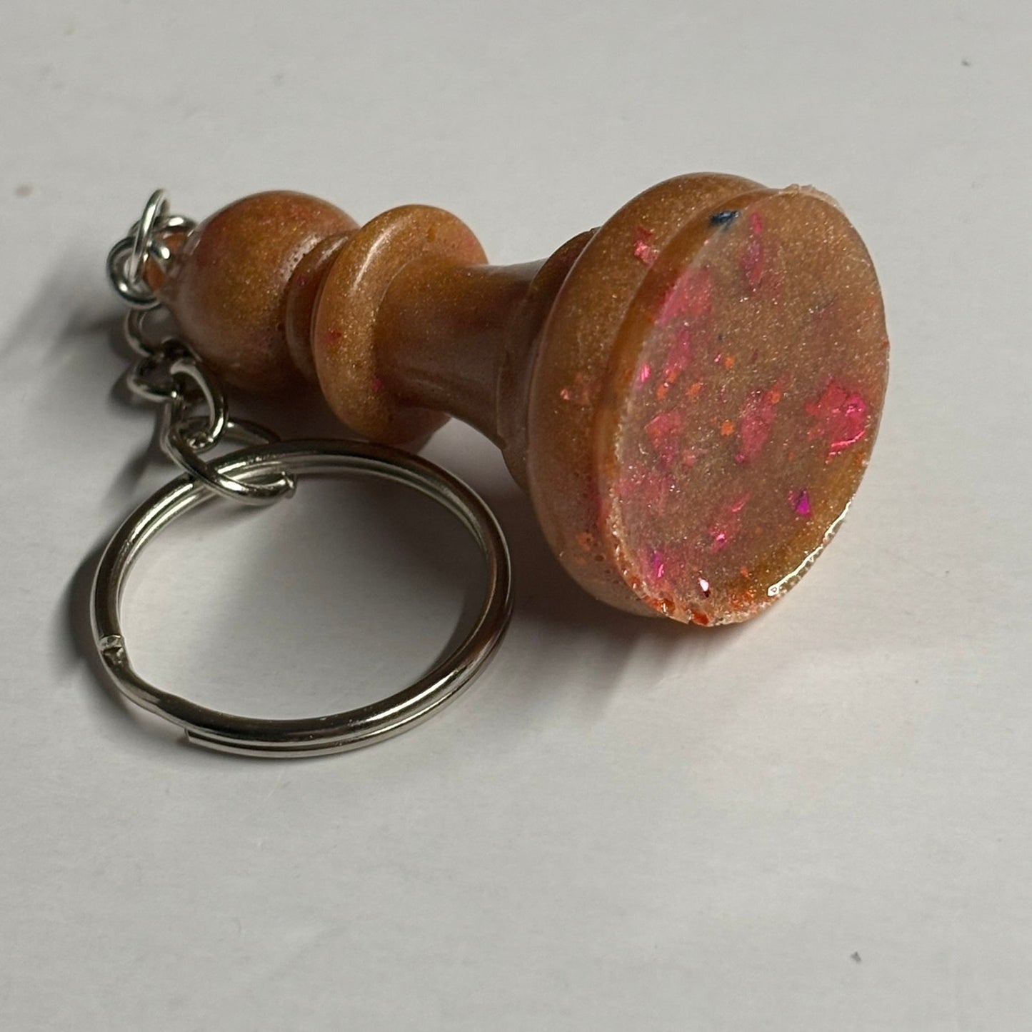 Orang/Brown Bishop - Handmade Resin Keychain