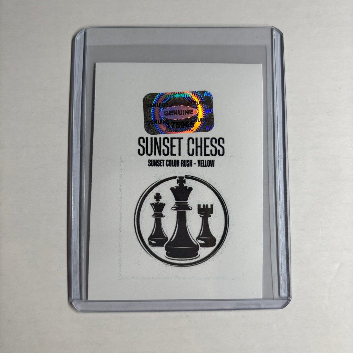 Yellow Collection - Trading Card
