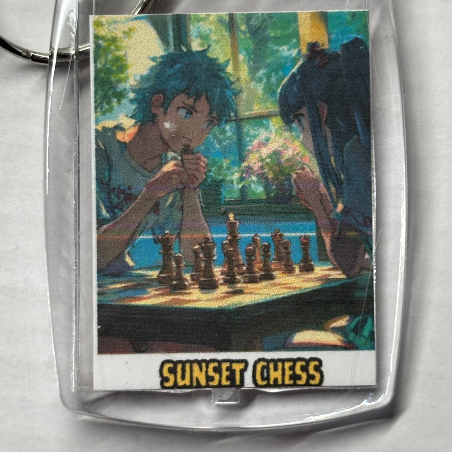 Anime Battle - Chess  Photo Keychain