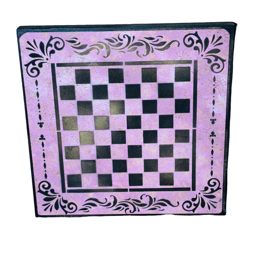 Splendid Pink - Scrapbook Chess Board