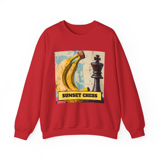 Banana Chess - Red Chess Crewneck Sweater
