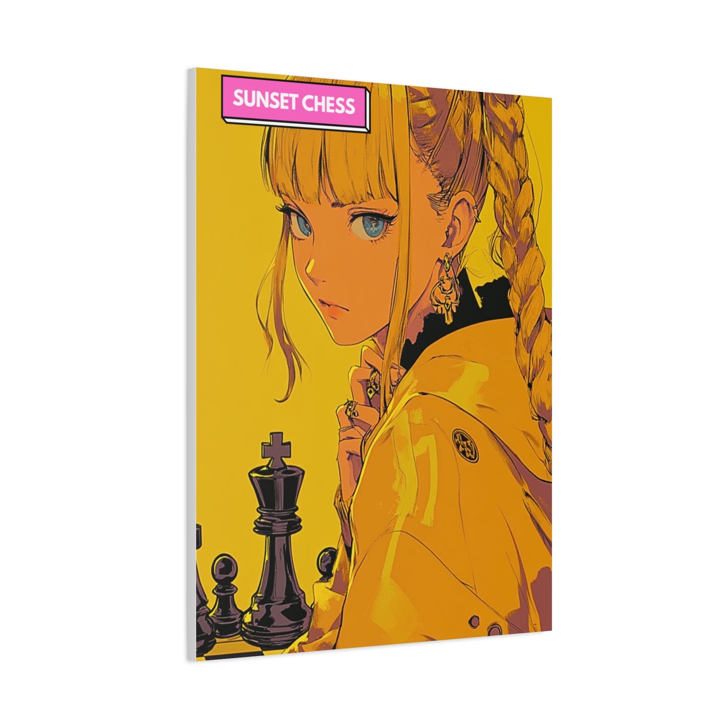 Anime Girl - Canvas Chess Print 30"x40"