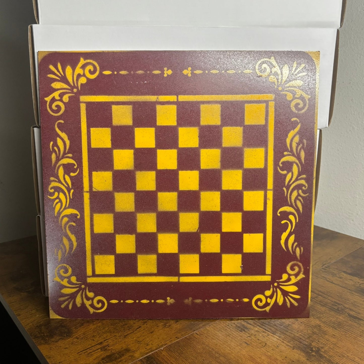 Spartan Colors - Painted Chess Board