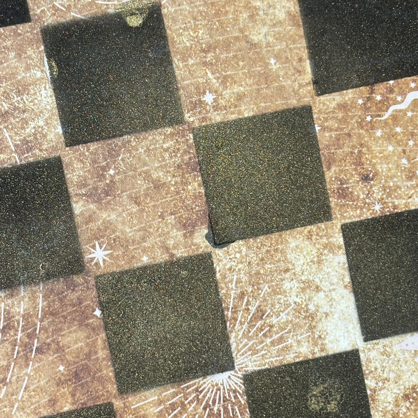 Golden Sun - Scrapbook Chess Board