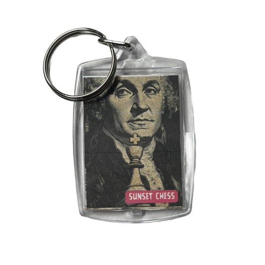 George - Chess  Photo Keychain