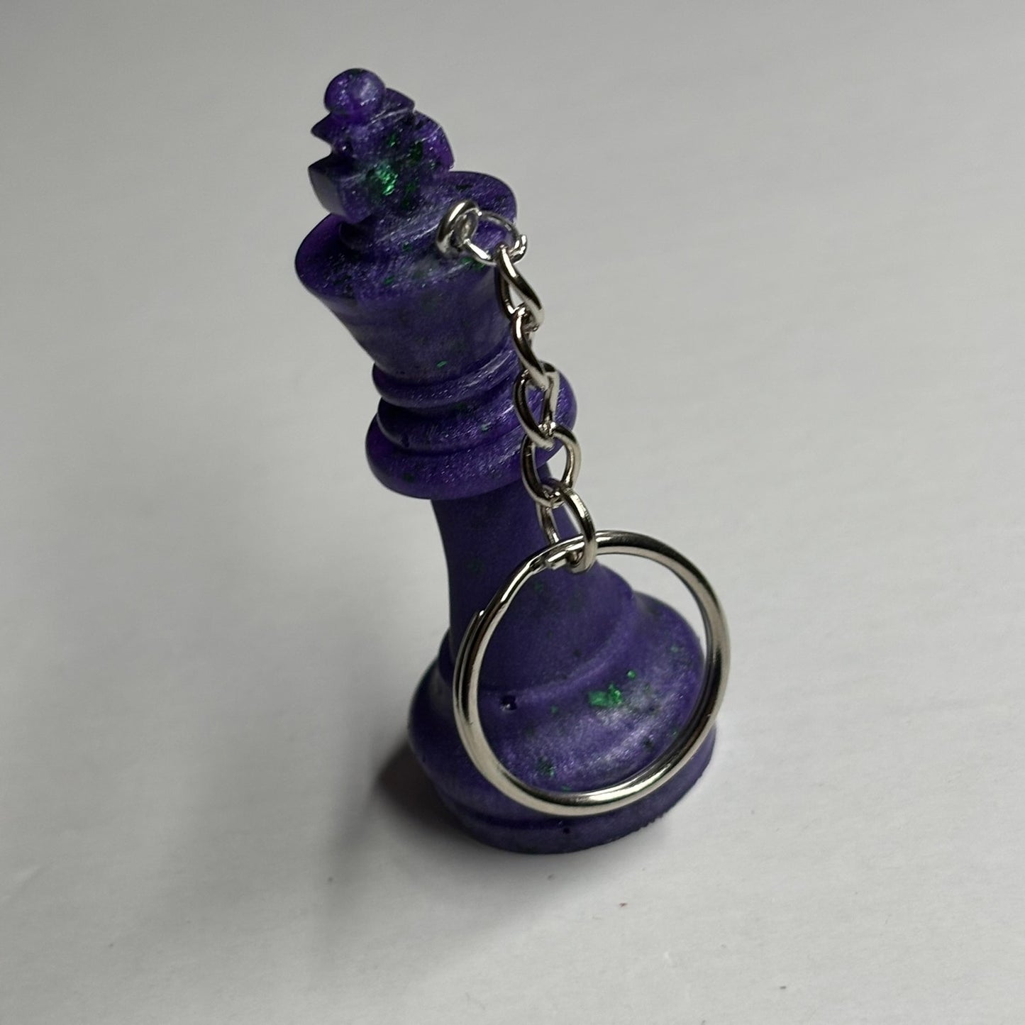 Purple Night King - Handmade Resin Keychain