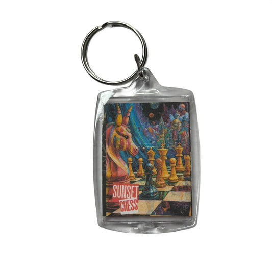 Magical Kingdom - Chess  Photo Keychain