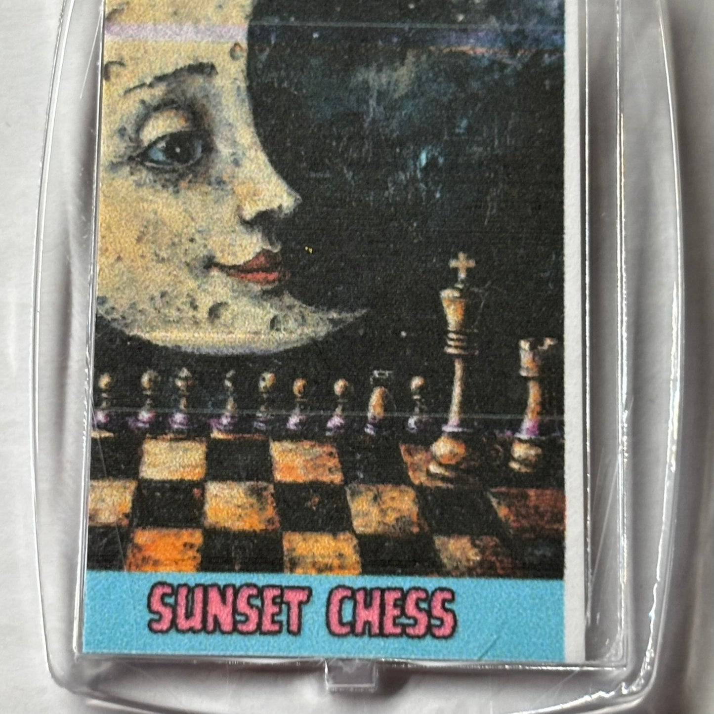 Moon Lady - Chess  Photo Keychain