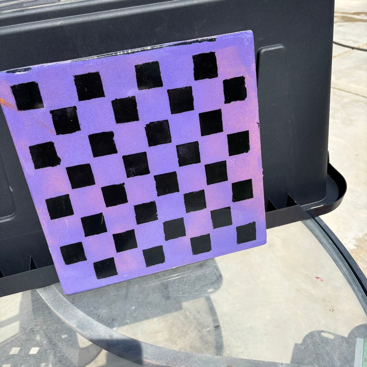 Purple - Resin Coated Chess Board
