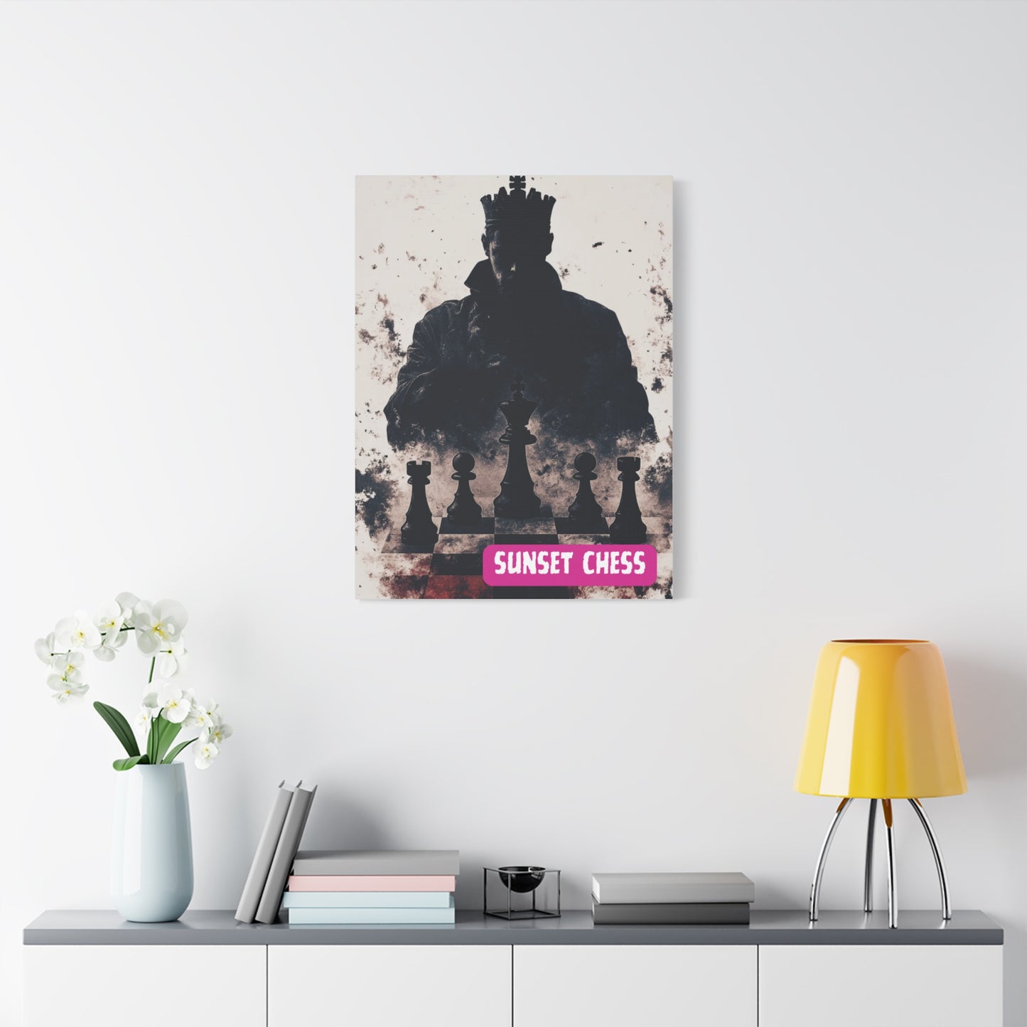 The King's View - Canvas Chess Print 24"x32"