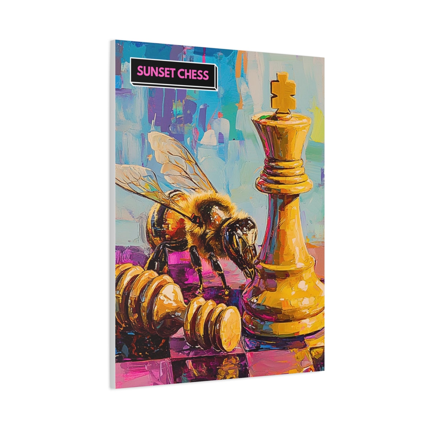 Sweet Like Honey - Canvas Chess Print 30"x40"