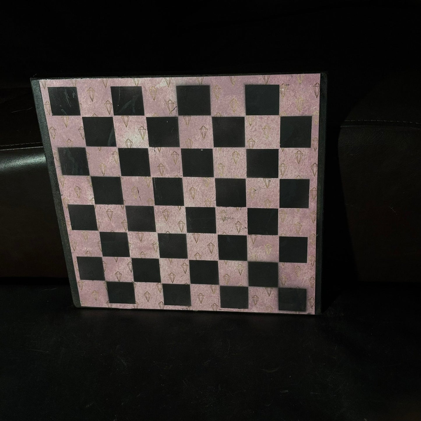 Vintage Pattern - Scrapbook Chess Board