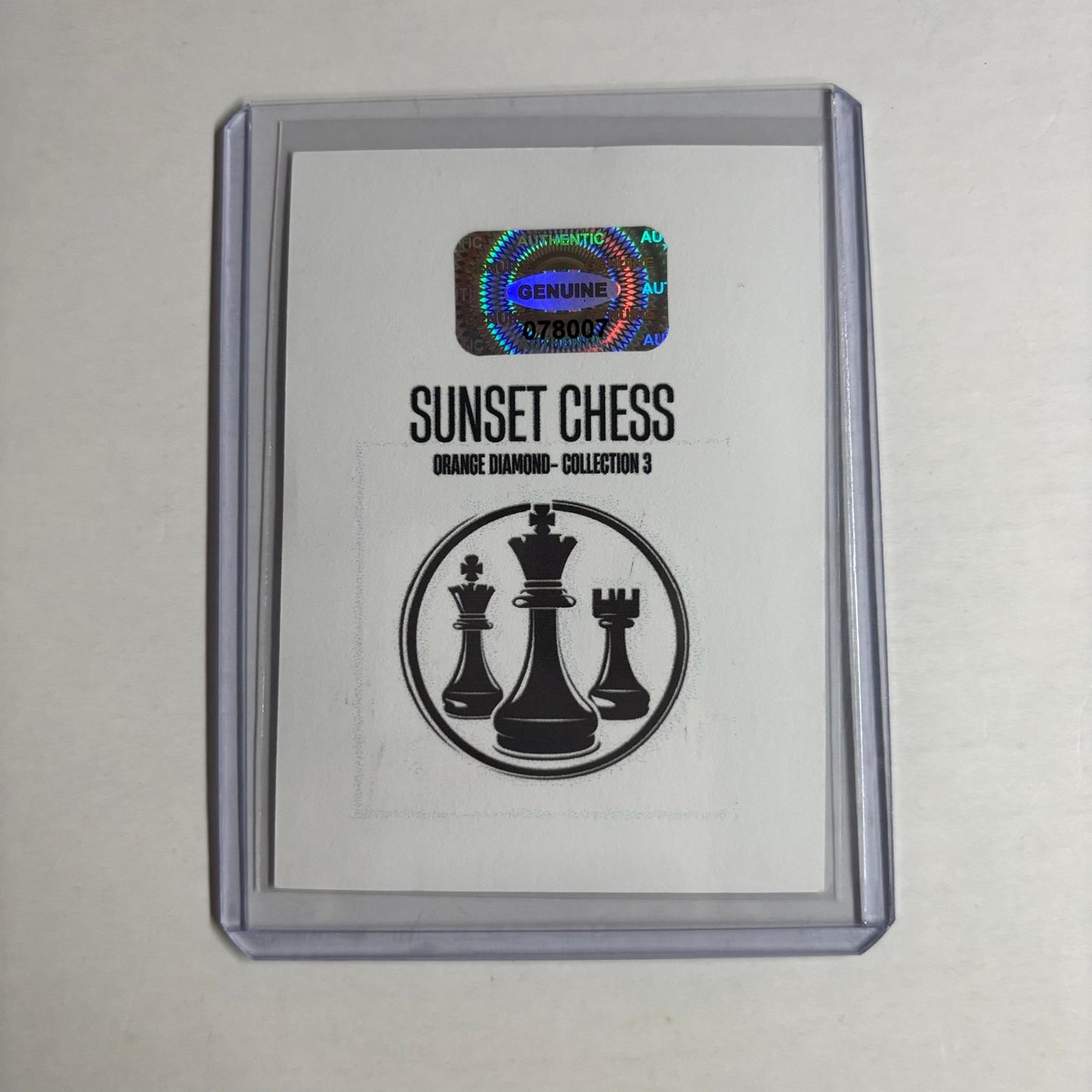 Orange Diamond Collection 3 - Trading Card