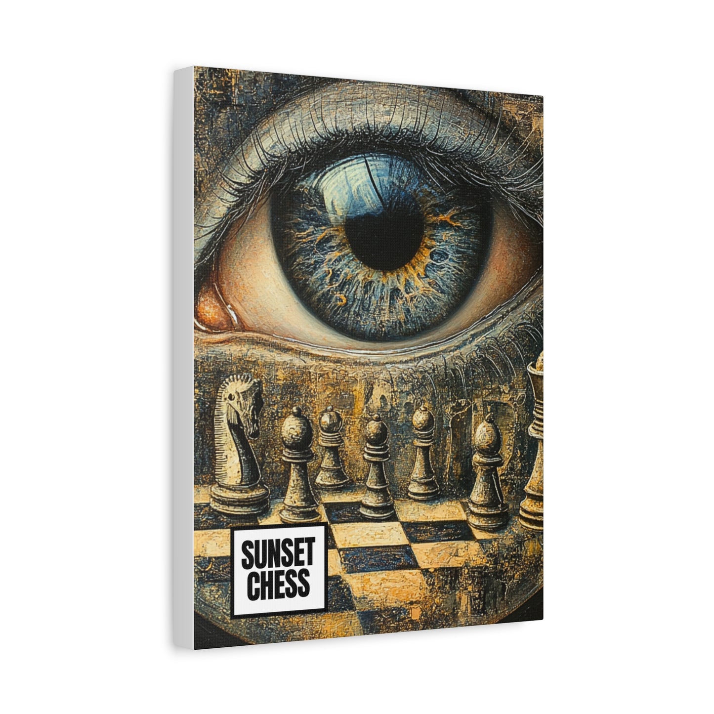 All Seeing Eye - Canvas Chess Print 12"x16"