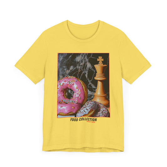 Donuts & Chess - Yellow Chess T Shirt
