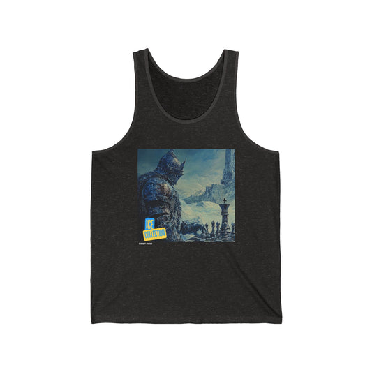 Ice Knight - Black Chess Tank Top
